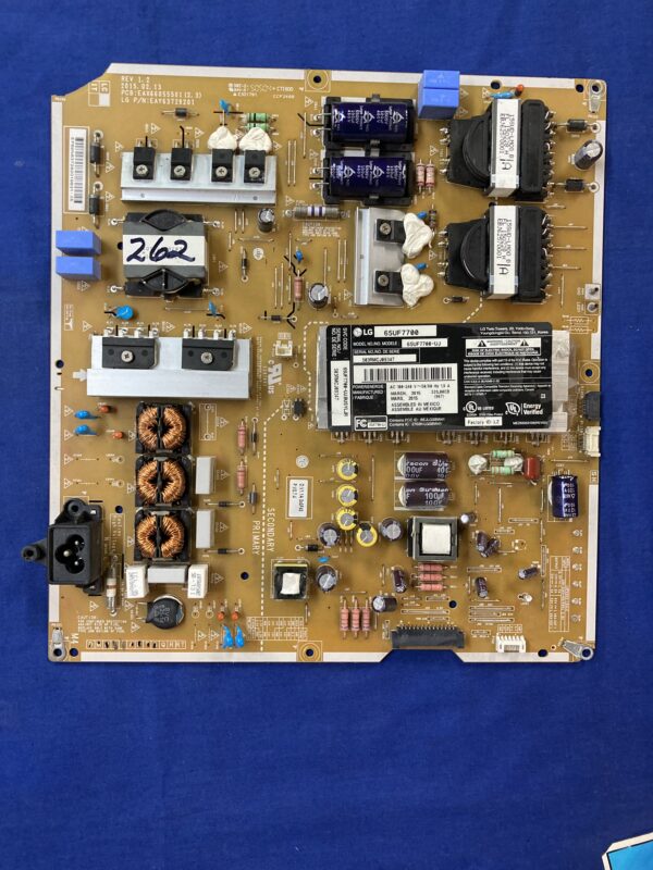 LG 60UF8500-UB.BUSYLJR POWER SUPPLY EAY63729201 / EAX66055501(2.1) (chipped corner but fully functional)