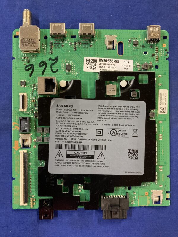 SAMSUNG UN75DU6950FXZA UF01 MAIN BN96-58679U