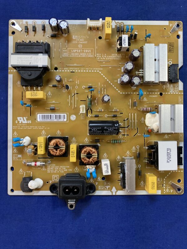 LG 50UN6950-ZUF (OTHERS) POWER SUPPLY EAY65769221 / EAX69057001