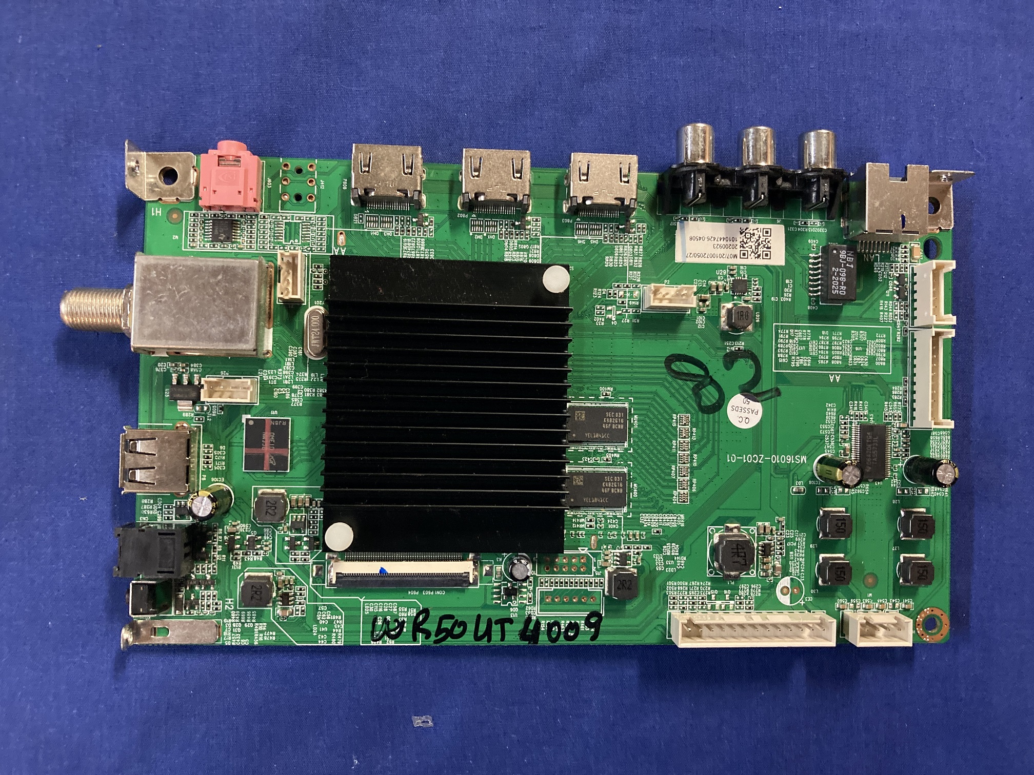 WESTINGHOUSE WR50UT4009 MAIN 515C16010M07-WR55UT4009