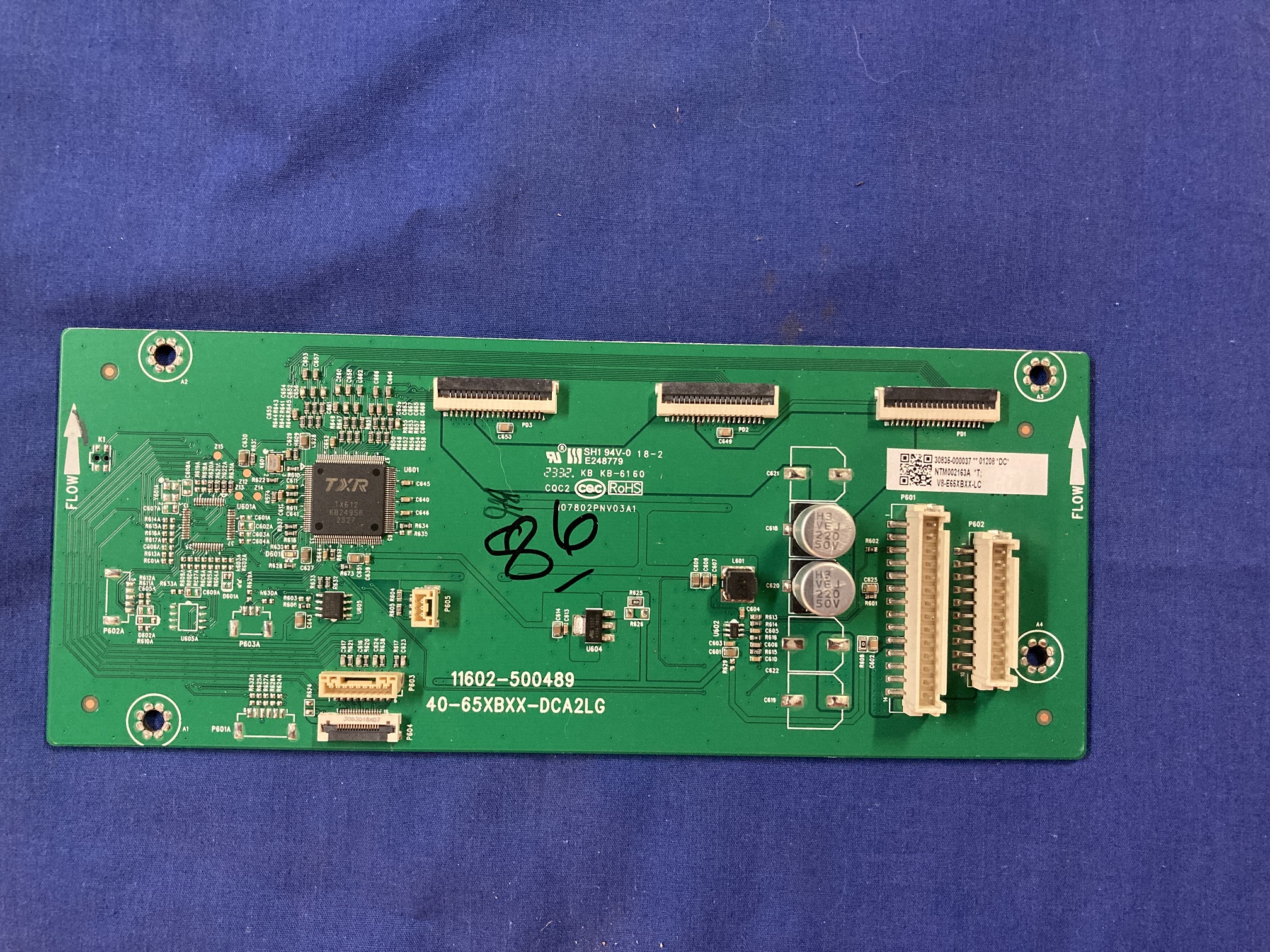 TCL 75QM850G LED DRIVER 30835-000037 / 40-65XBXX-DCA2LG
