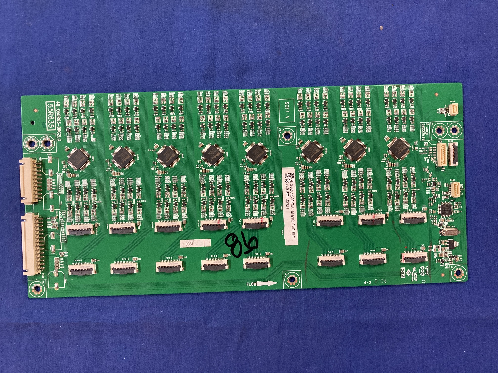 TCL 55R646 LED DRIVER 08-D55C120-DR200AA / 55R635