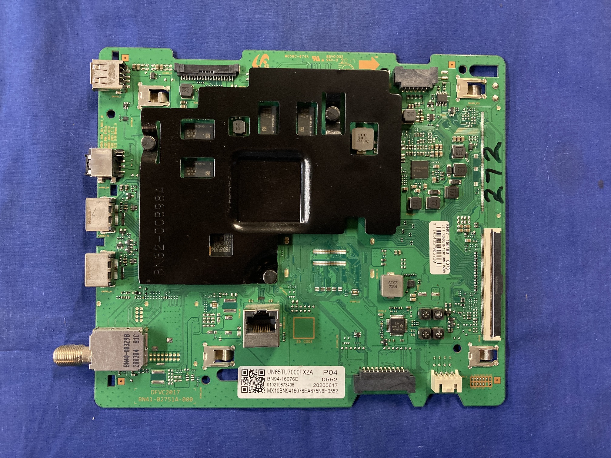SAMSUNG UN65TU7000BXZA CC02 MAIN BN94-16076E / BN97-16648B